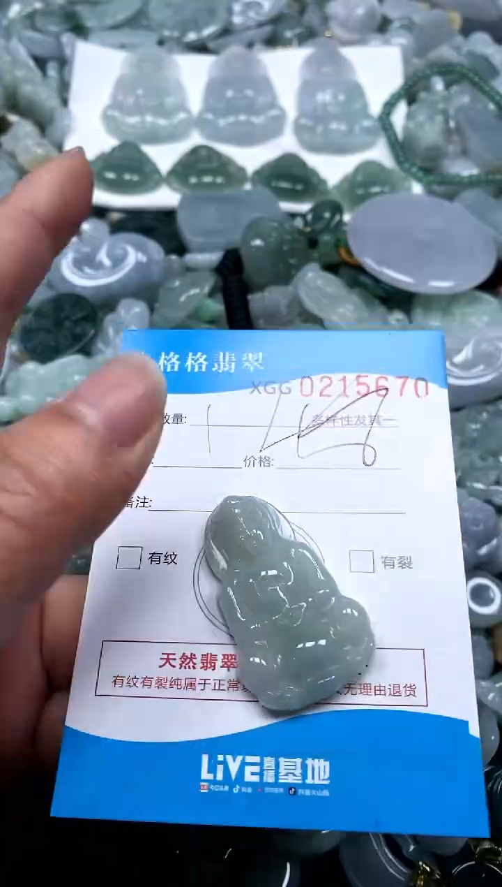 【闪购商品】翡翠颈饰未镶嵌闪购商品0215670