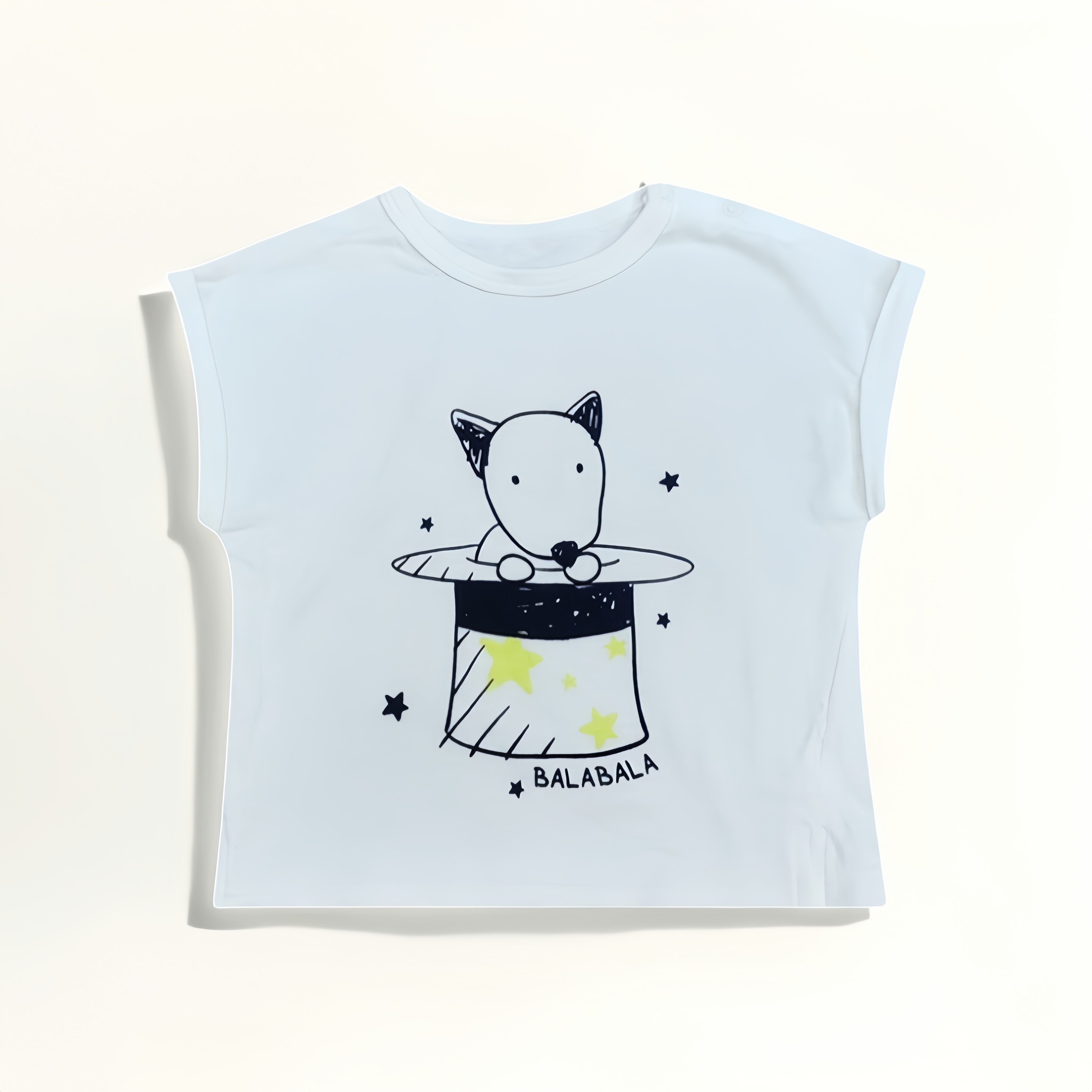 【清仓】73码巴家女童婴童短袖男女宝宝夏季卡通印花休闲百搭短袖