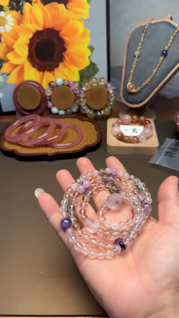 未镶嵌手链水晶1