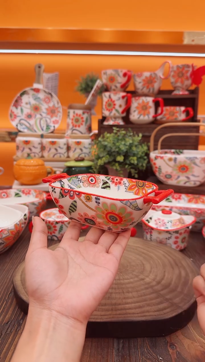 罐景德镇陶瓷餐具碗碟盘子