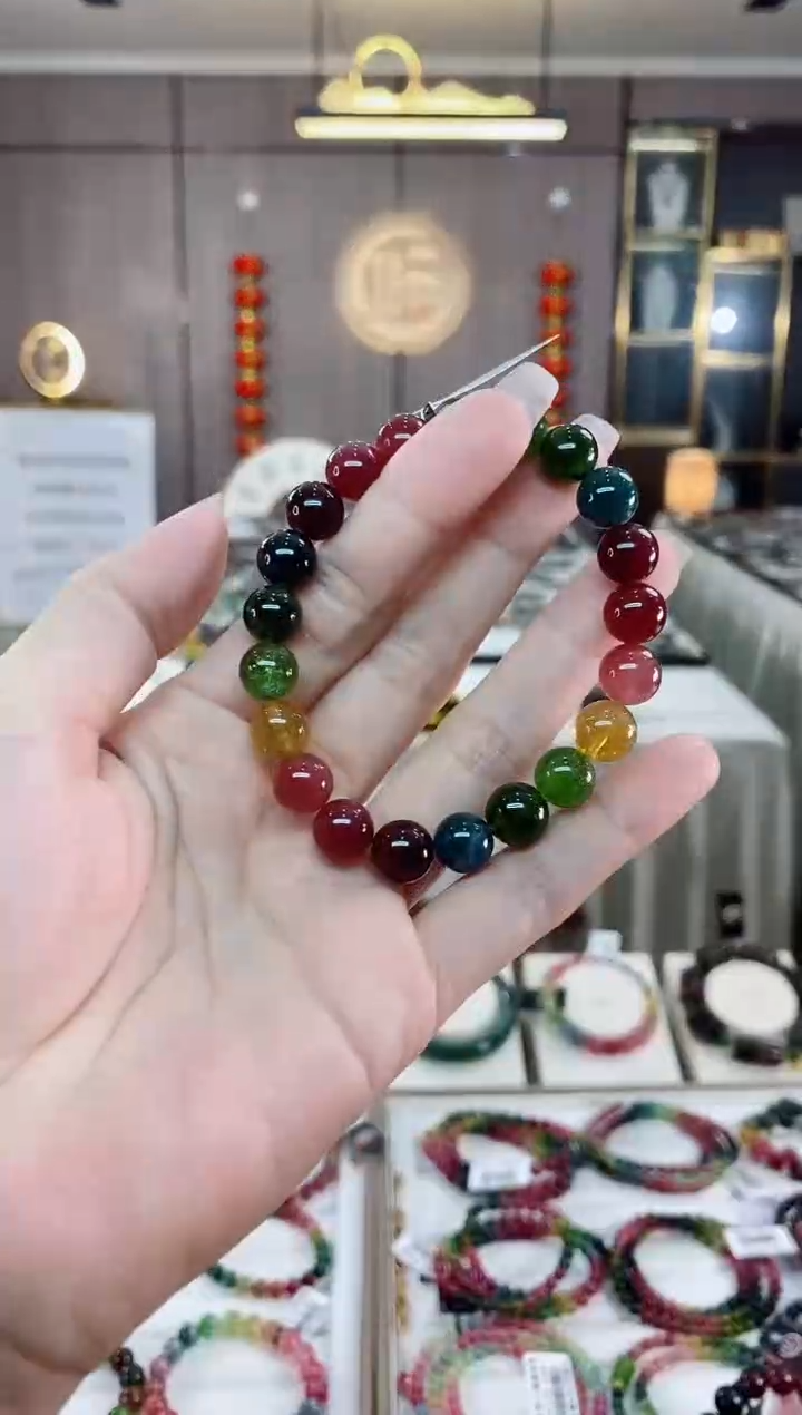 【闪购商品】单圈手串9mm+未镶嵌碧玺（多样性发一条）hon