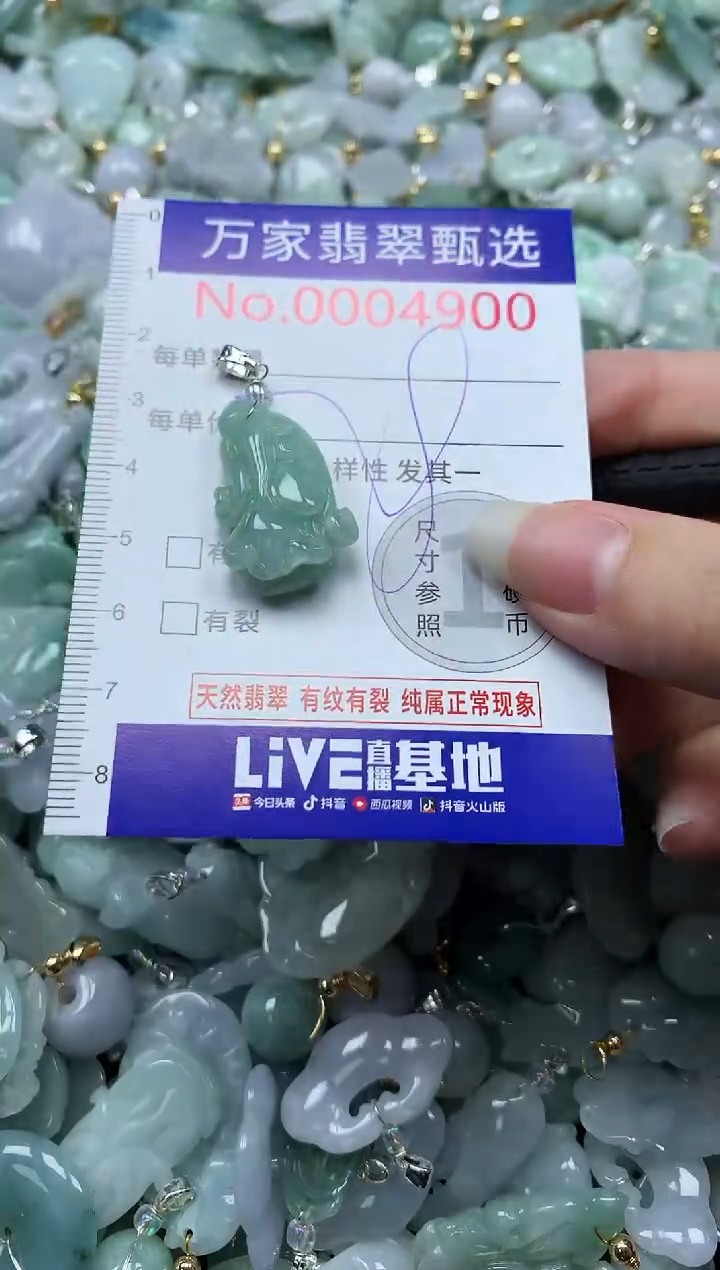 吊坠(不含链)未镶嵌翡翠4900