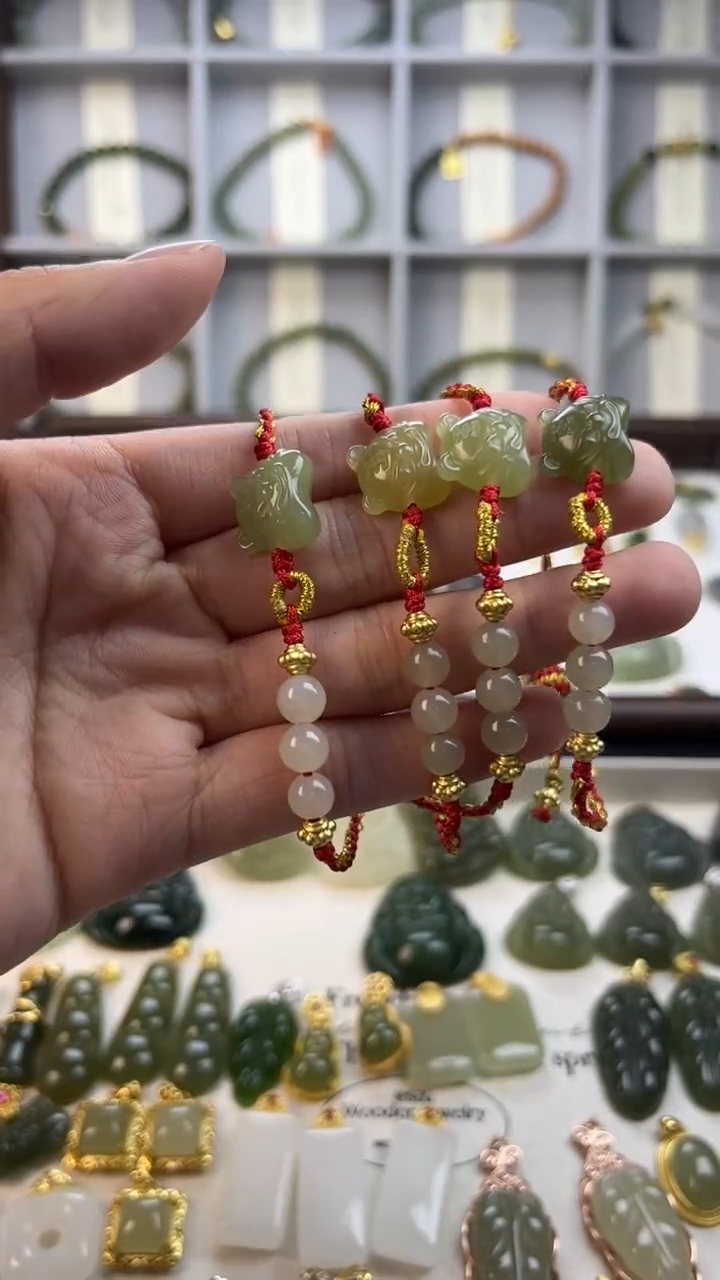 未镶嵌手串和田玉随机发