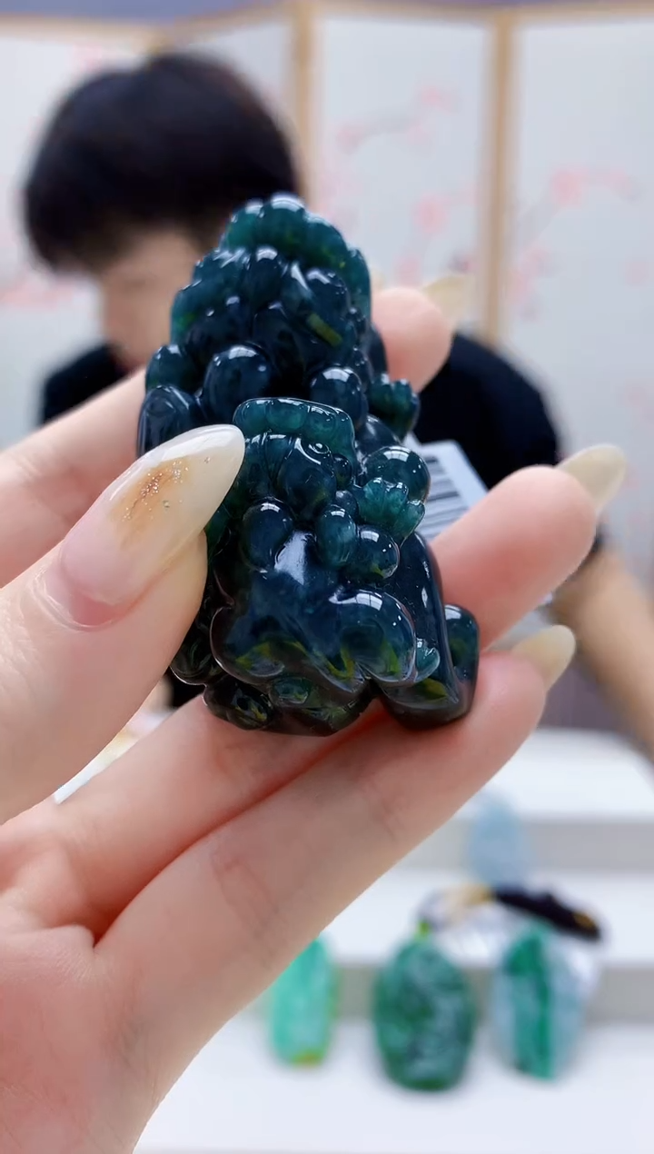 未镶嵌定制翡翠5145jw-毛货挂件81