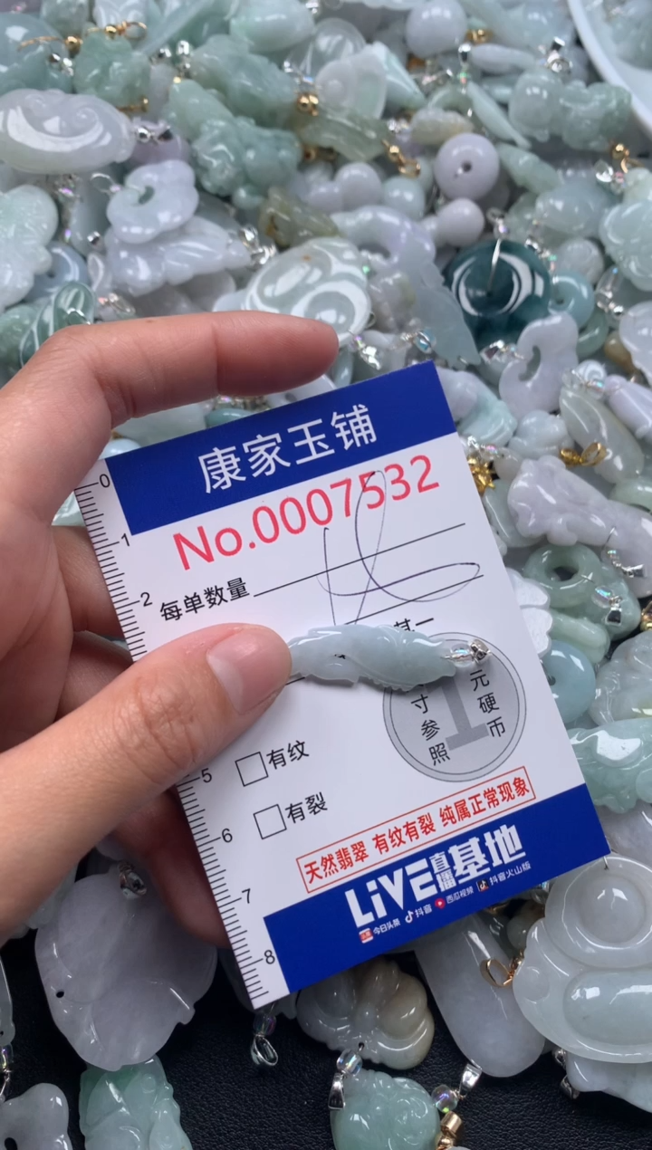 颈饰未镶嵌翡翠7532