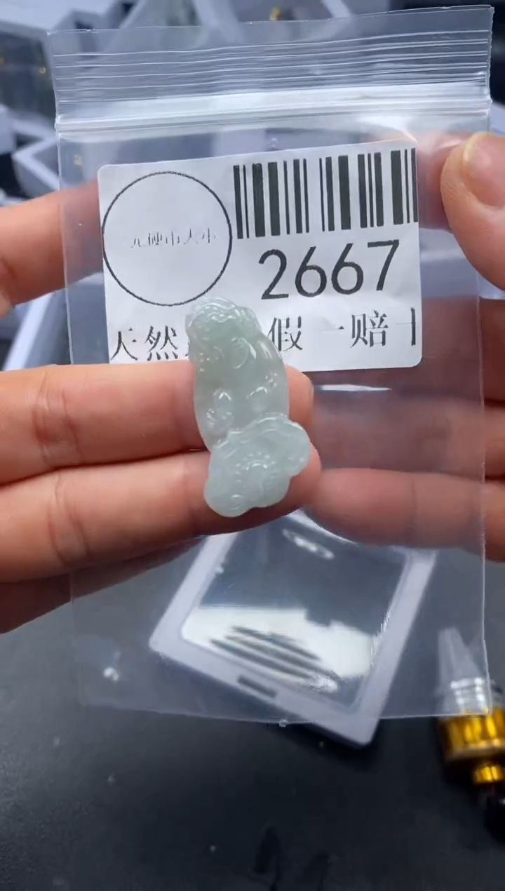 吊坠(不含链)未镶嵌翡翠2667