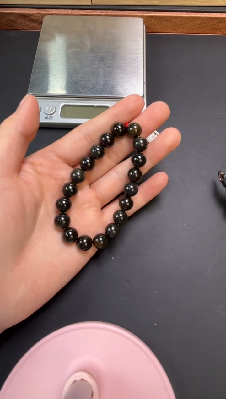 【闪购商品】和田玉手串未镶嵌若羌微色差卡10