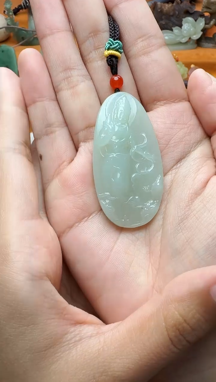 【闪购商品】和田玉未镶嵌颈饰观音03