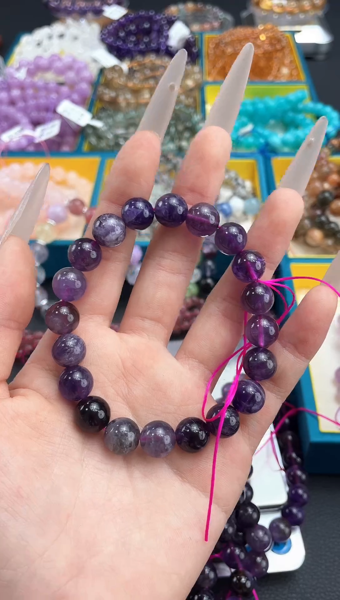 水晶手链未镶嵌极光23