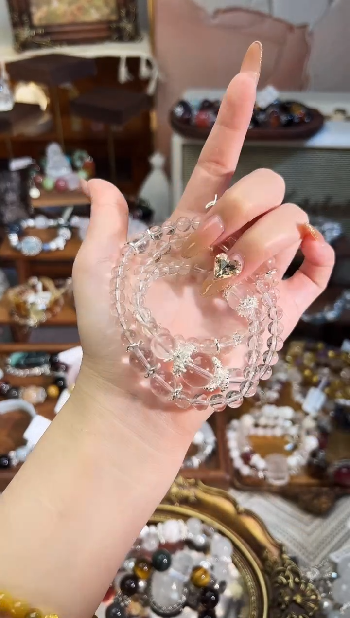 【闪购商品】水晶手串未镶嵌柚子原創水晶