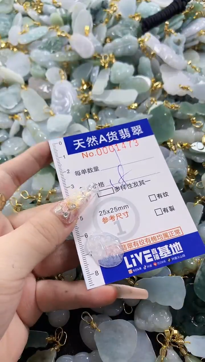 颈饰未镶嵌翡翠天然A货翡翠