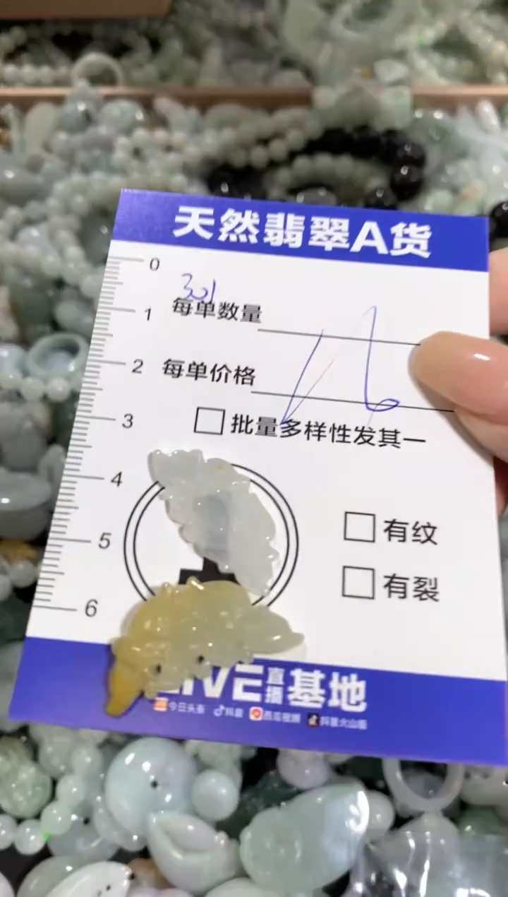 颈饰未镶嵌翡翠天然翡翠A货批量多样性发一件