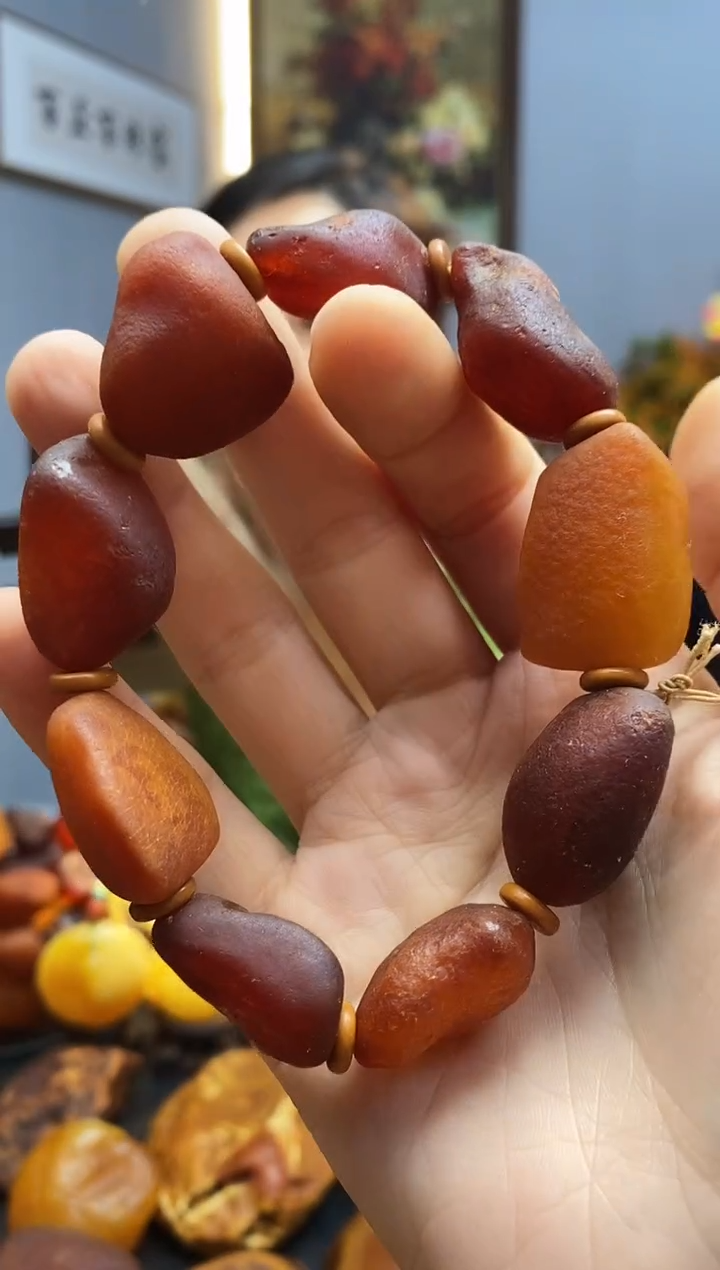 手链琥珀未镶嵌手串