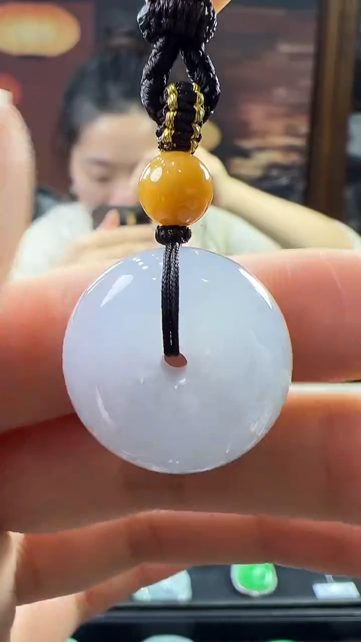 未镶嵌挂件翡翠甜甜圈