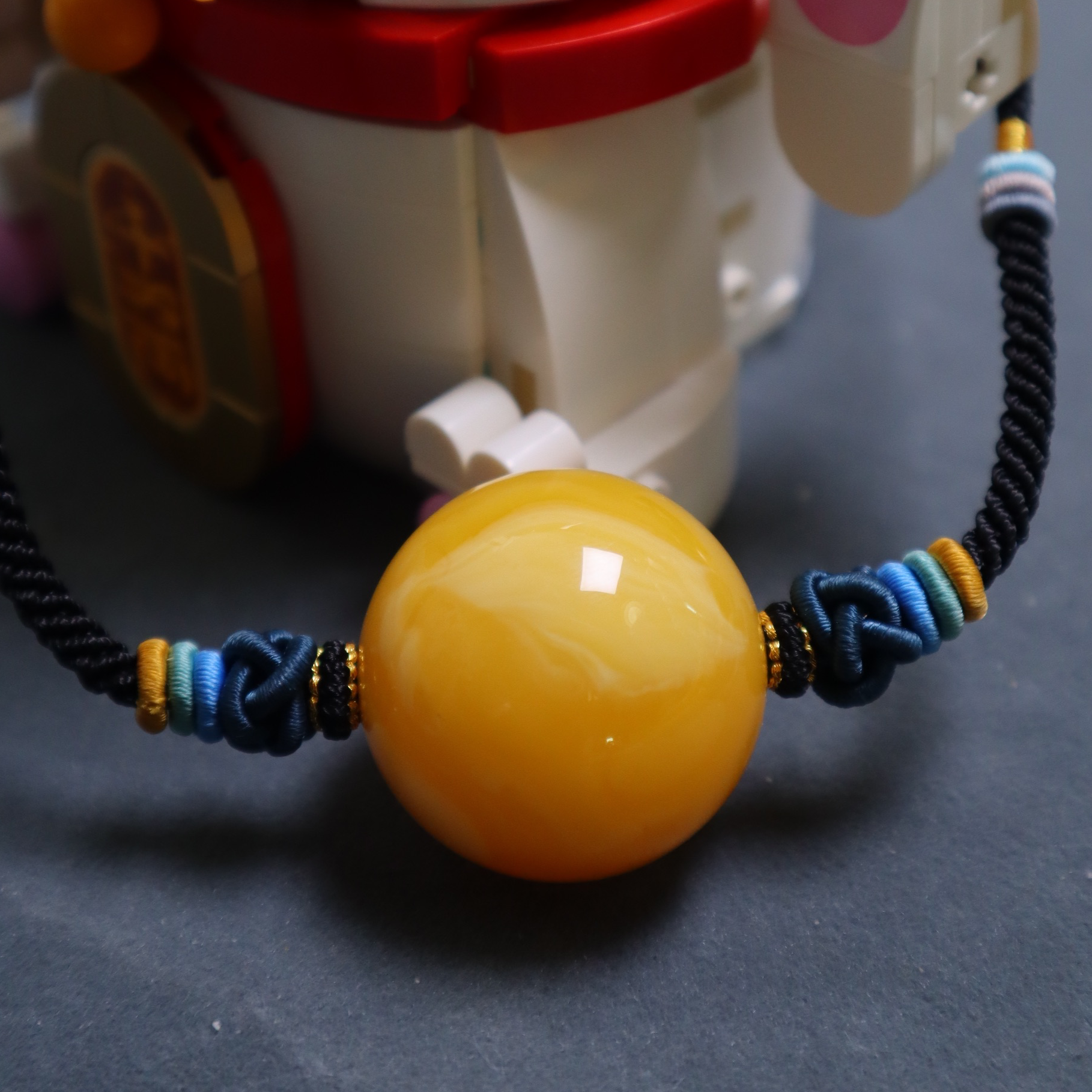 蜜蜡锁骨33mm未镶嵌