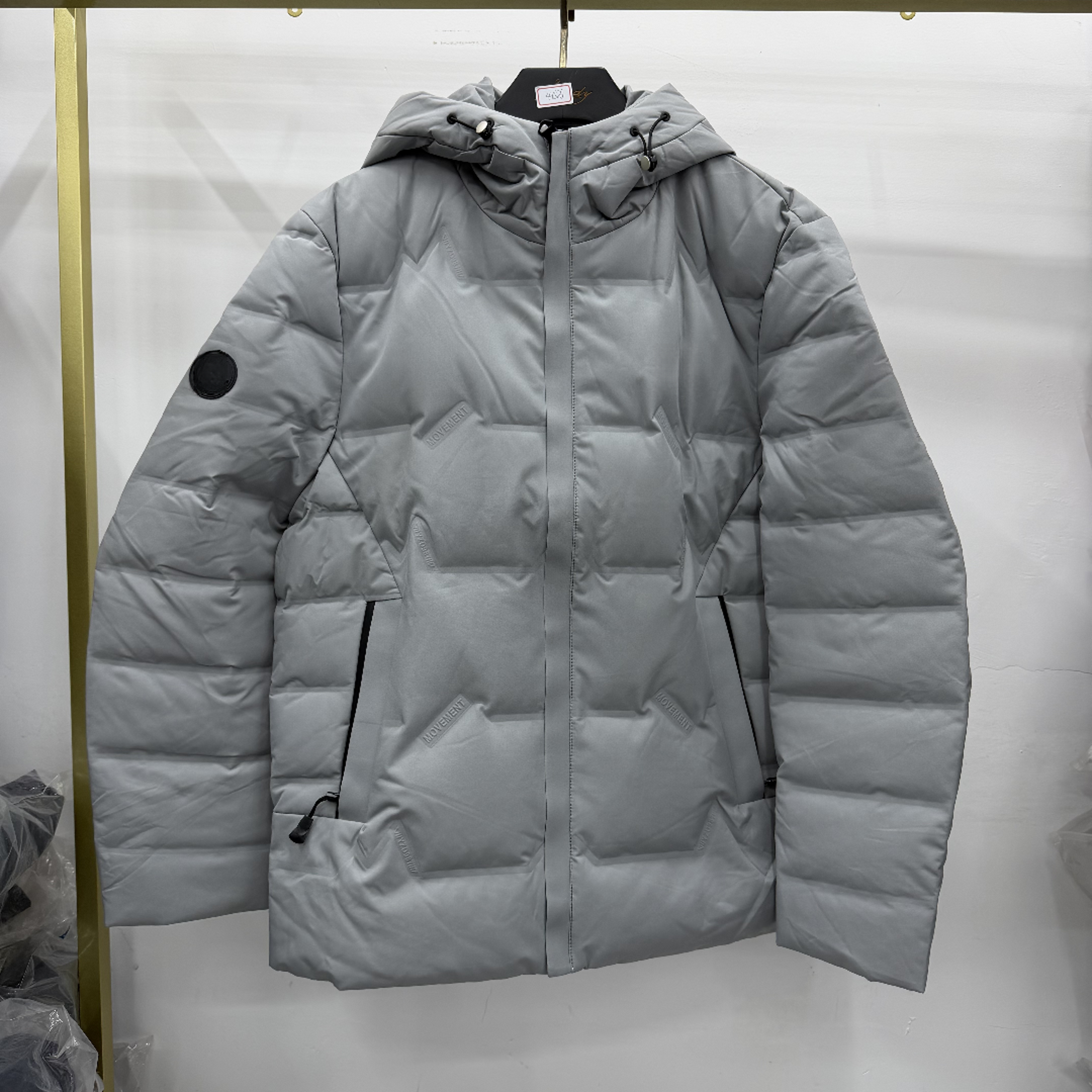 JS 冬季男款90白鸭绒填充轻量化休闲风连帽保暖羽绒服 84156 4156