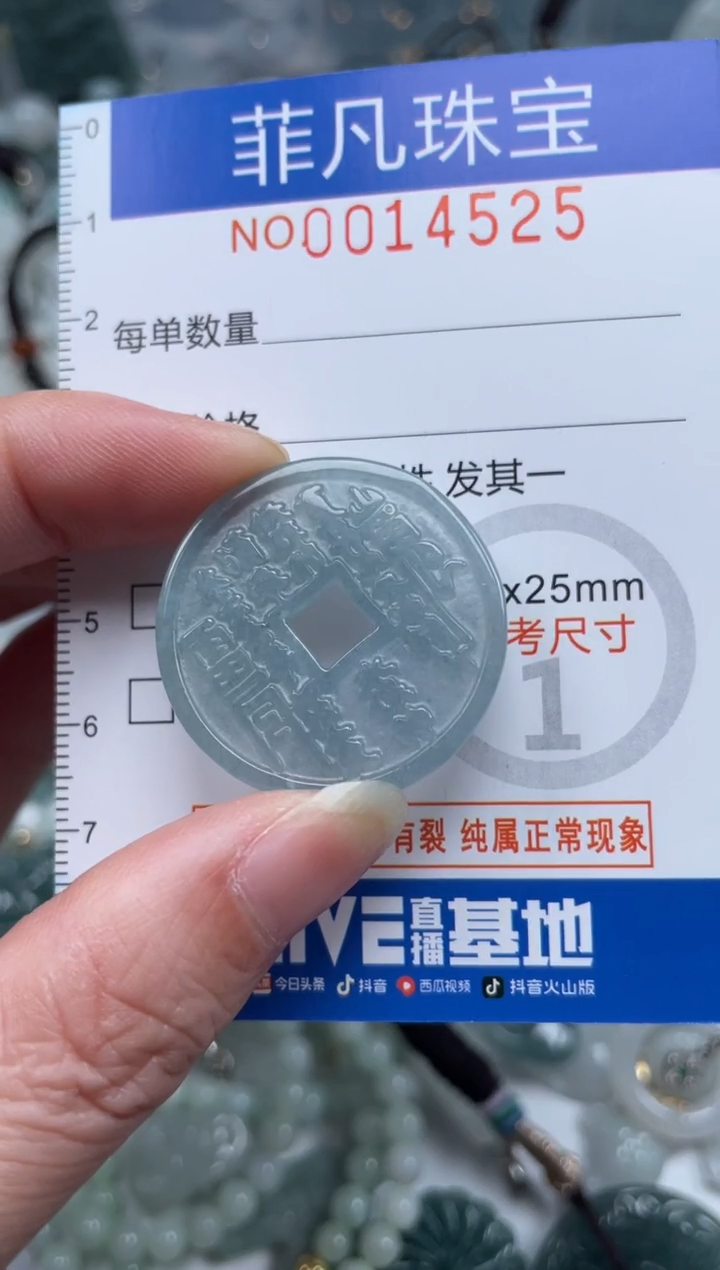 颈饰未镶嵌翡翠14525