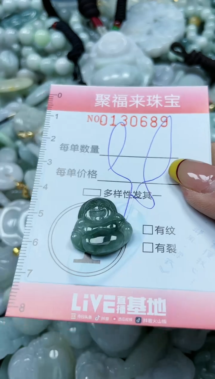 翡翠未镶嵌颈饰闪购0130689