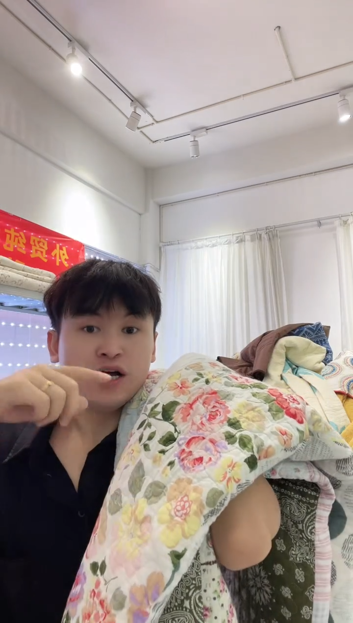 棉200*230纯棉床盖57号微瑕
