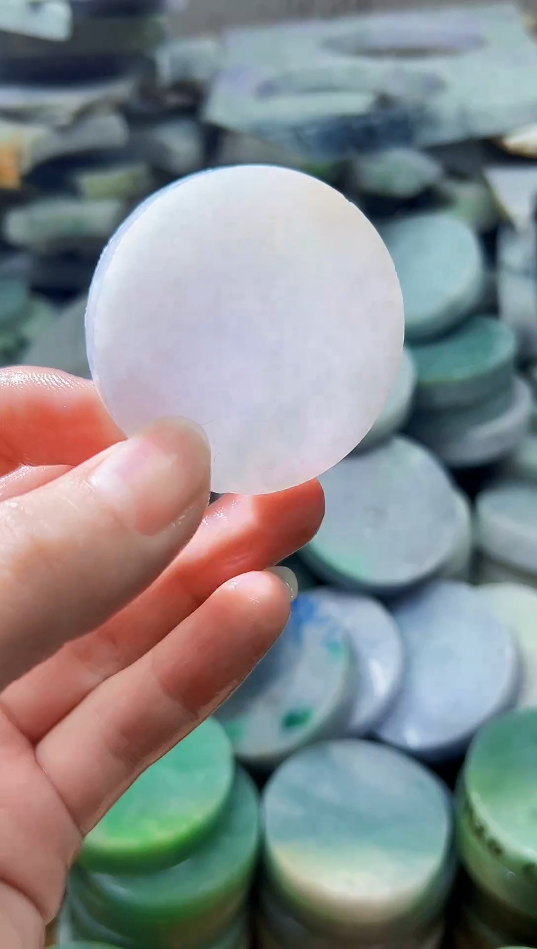 裸石翡翠天然翡翠A货余 南 617