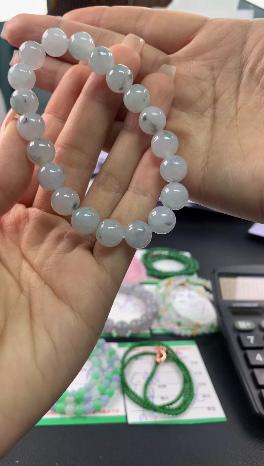 【闪购商品】翡翠手串未镶嵌98.......