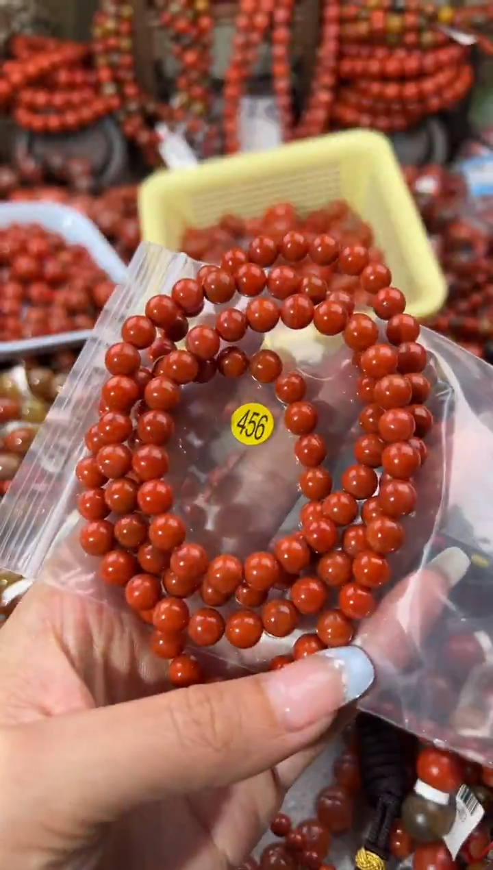 未镶嵌手串南红玛瑙7+