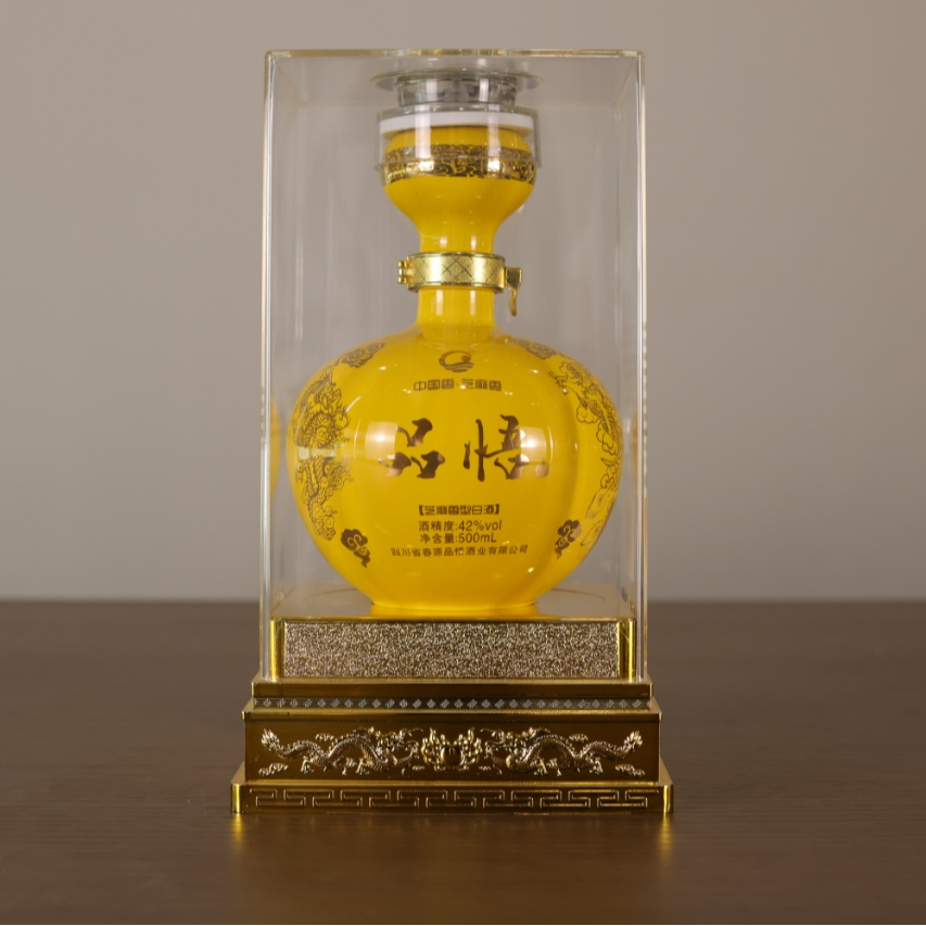 品悟品悟芝麻香型生产42度500ml黄釉瓶42度