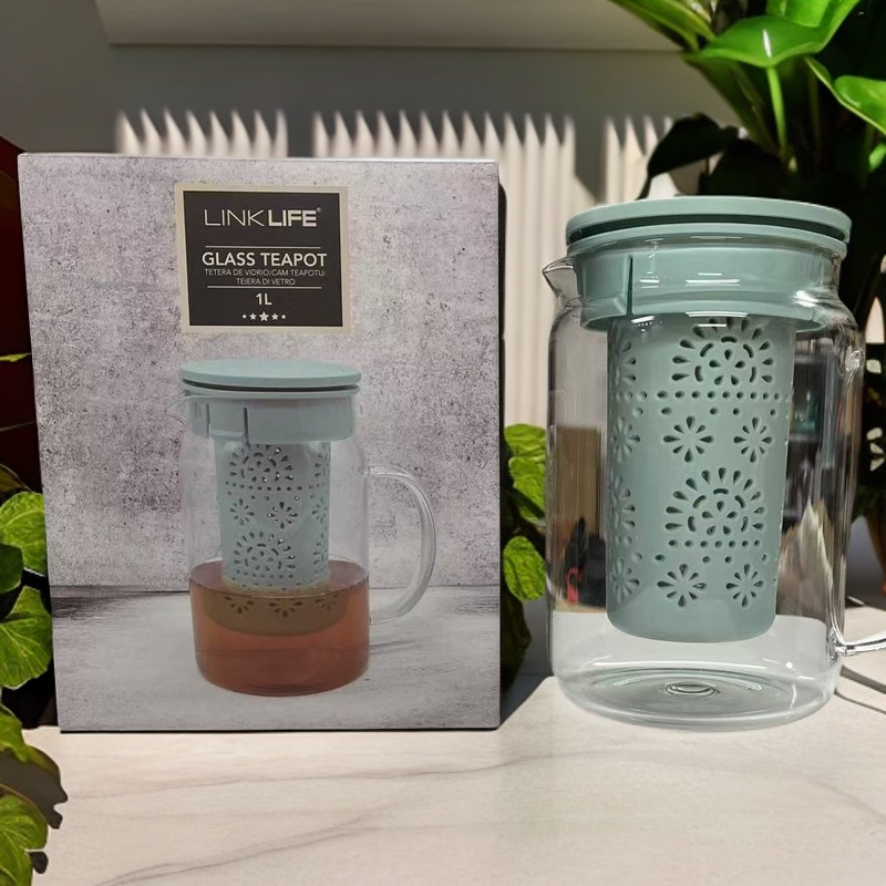 外贸原单玻璃茶壶