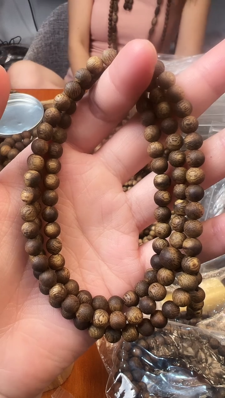 手串沉香奇楠虫漏多圈圆珠0.6多样性发一条