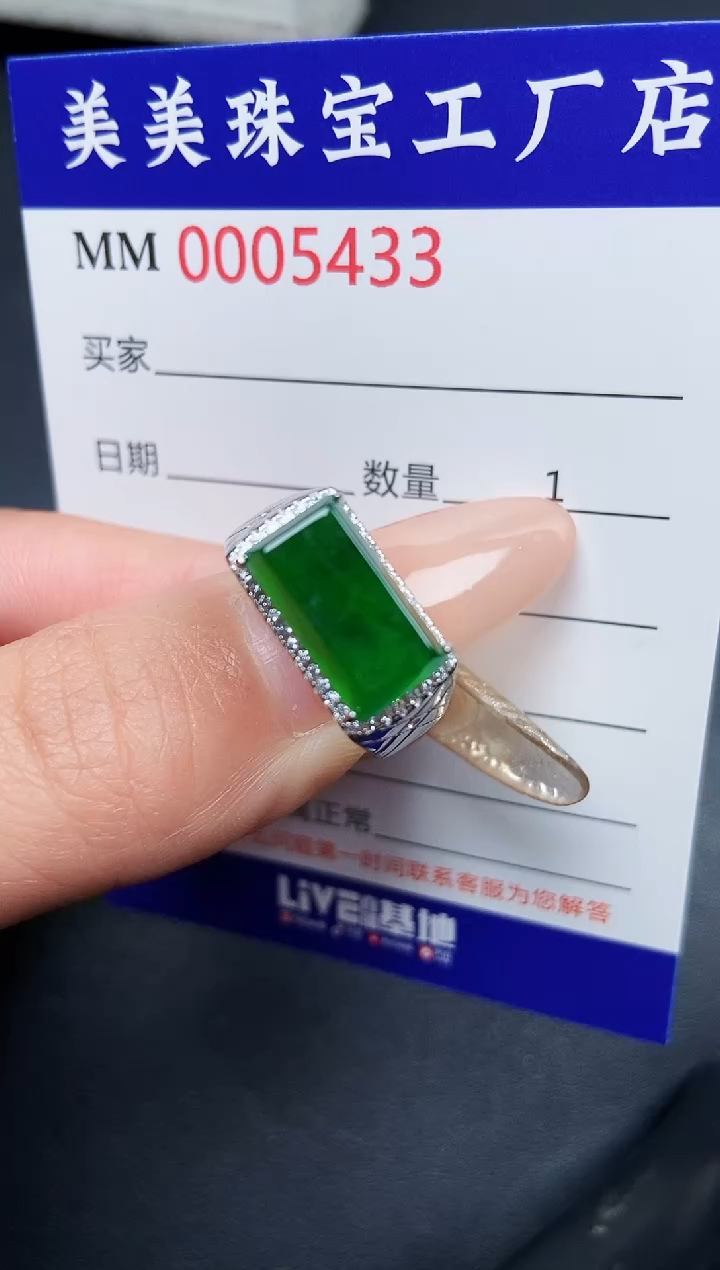 【闪购商品】翡翠颈饰银S925镶嵌5433