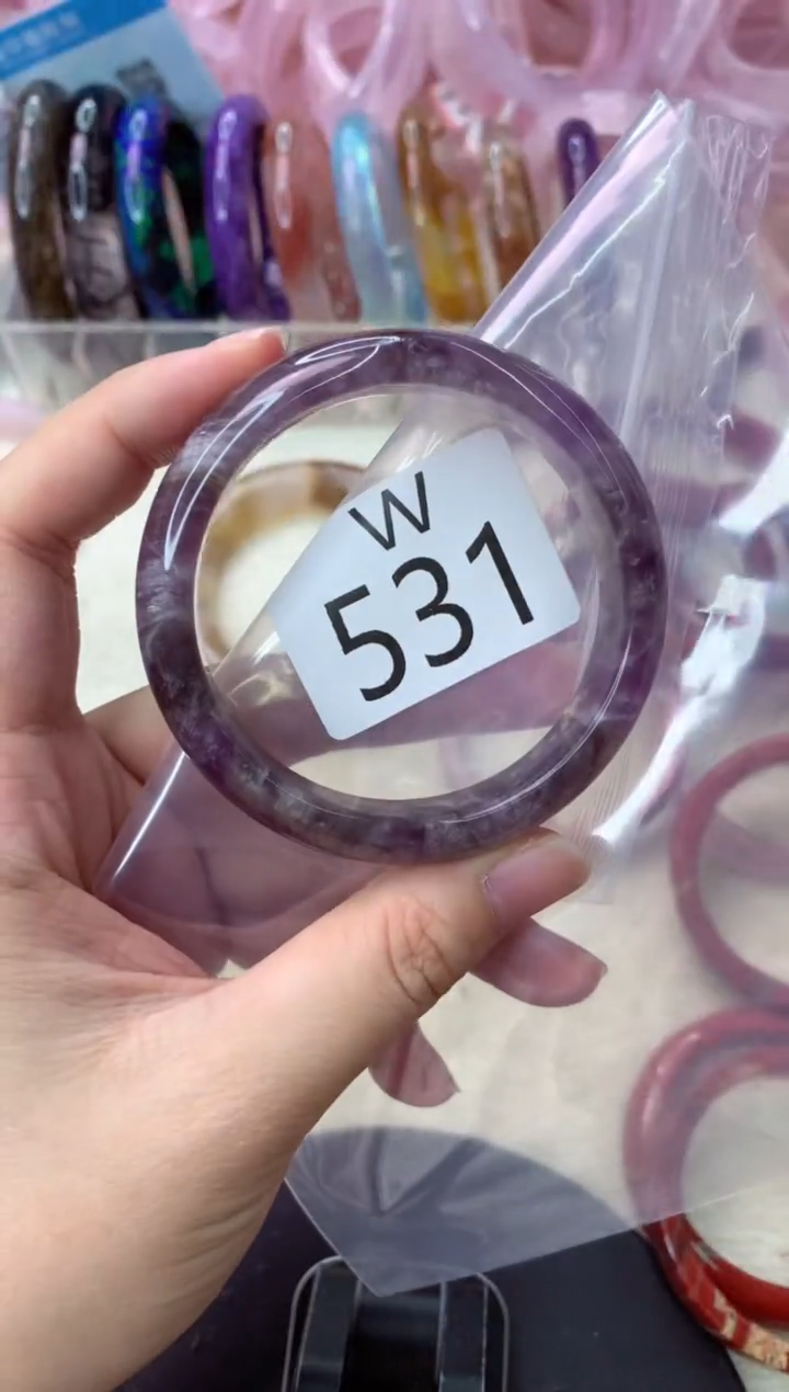 未镶嵌手镯水晶W531-52