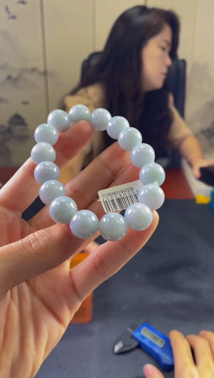 未镶嵌定制翡翠珠串 拍一发一