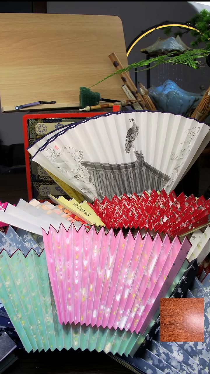 扇子手绘扇面  95  16  2.0
