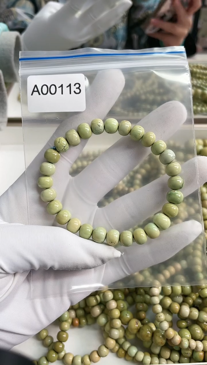 【闪购商品】绿松石珠宝奇石未镶嵌8mm+