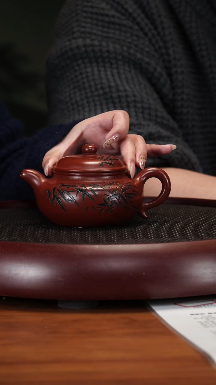 【闪购商品】紫砂茶壶3-58ZKN仿古贡局朱泥270cc