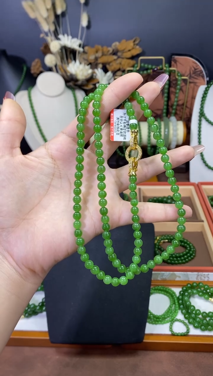 【闪购商品】和田玉（碧玉）颈饰未镶嵌6