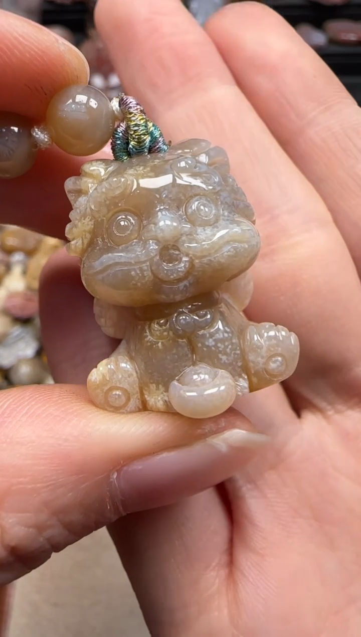 【闪购商品】硅化珊瑚（珊瑚玉）颈饰未镶嵌044