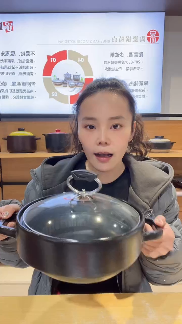 【闪购商品】瓷片一个3.2升的砂锅的陶瓷