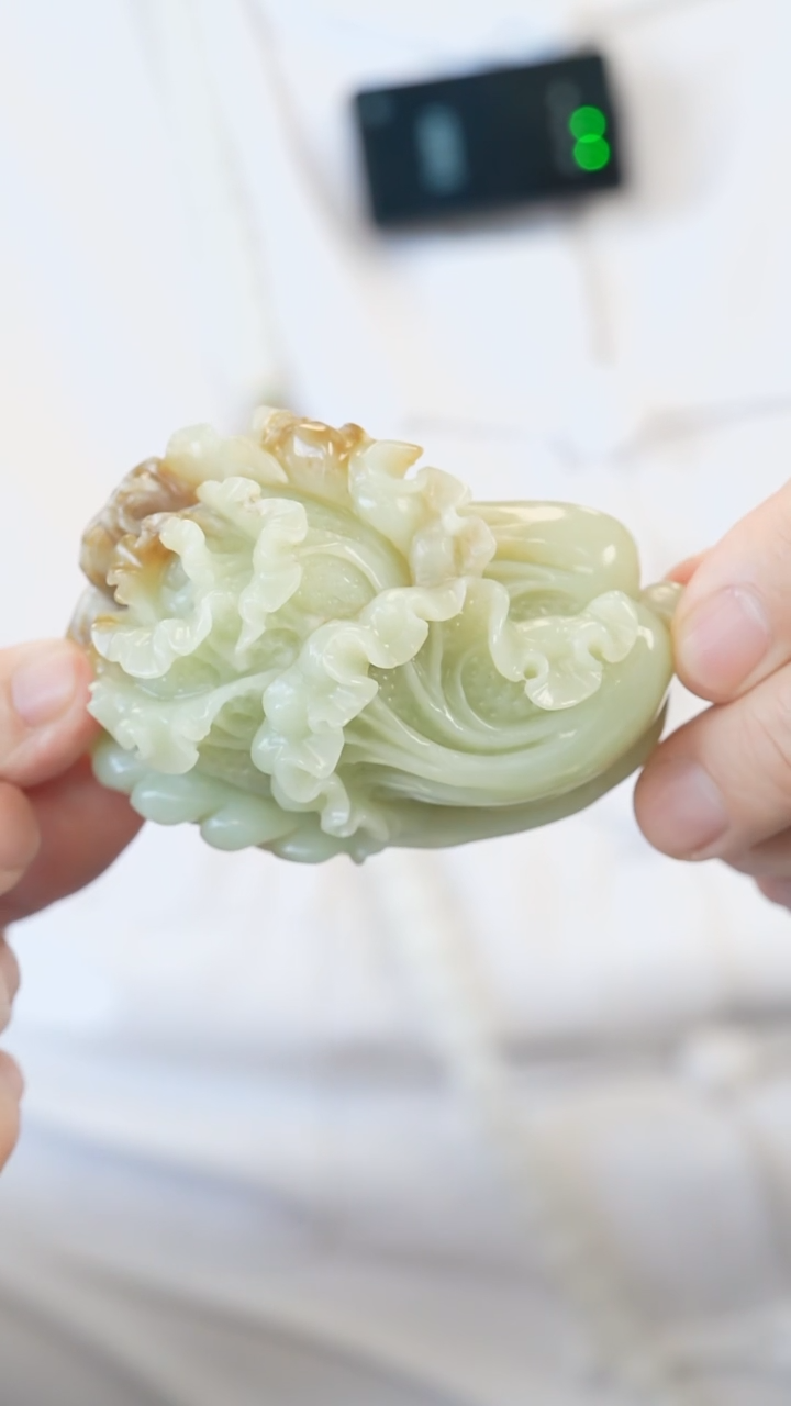 【闪购商品】和田玉手把未镶嵌白菜