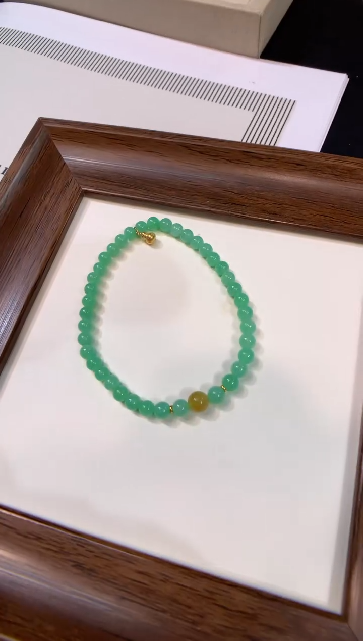 未镶嵌手串翡翠手串