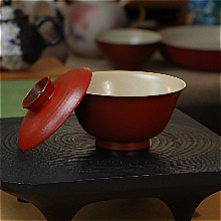 诧寂风粉引山楂红纯手工粗陶盖碗壶承功夫茶具公道杯茶杯