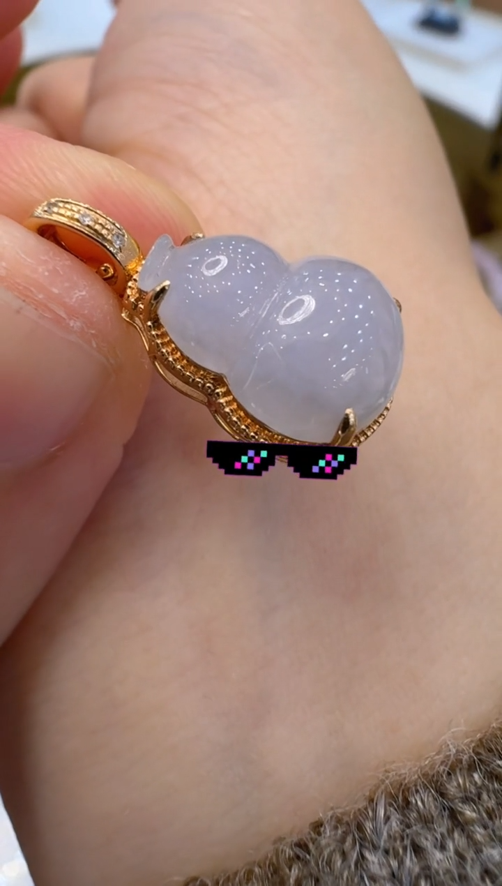 【闪购商品】翡翠吊坠(不含链)18K金镶嵌多样性团购发一件