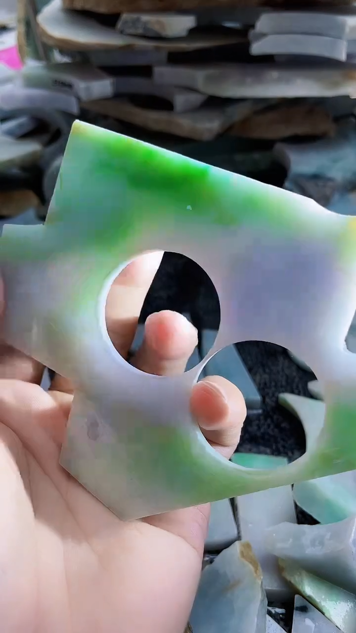 裸石翡翠天然A货翡翠板料