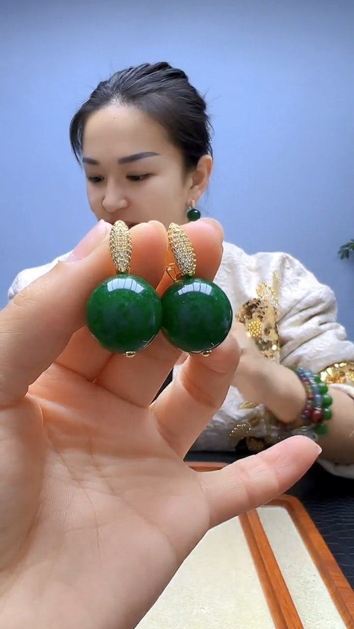 无非金属高货diy劲饰圆珠耳扣18mm