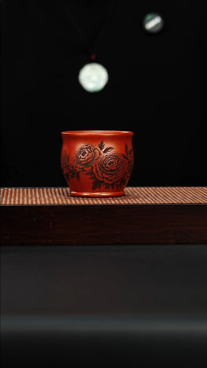 茶壶紫砂宜兴紫砂 繁花 主人杯