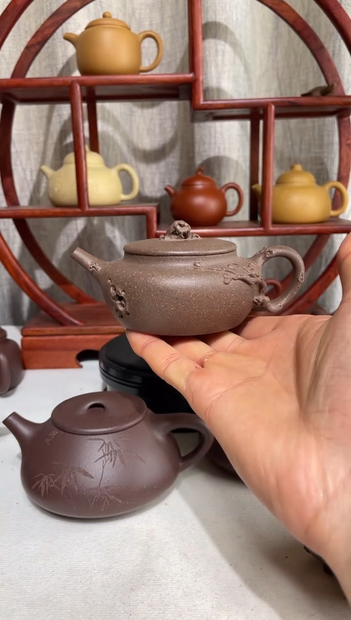 【闪购商品】紫砂茶壶宝山青段石梅幽香