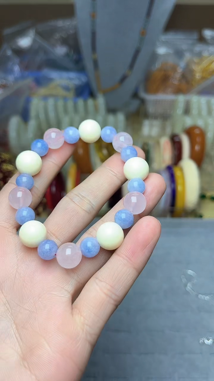 【闪购商品】查罗石手绳合金手串