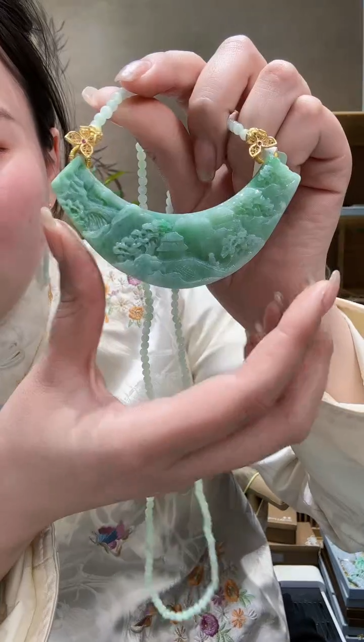 【闪购商品】翡翠颈饰未镶嵌吊坠