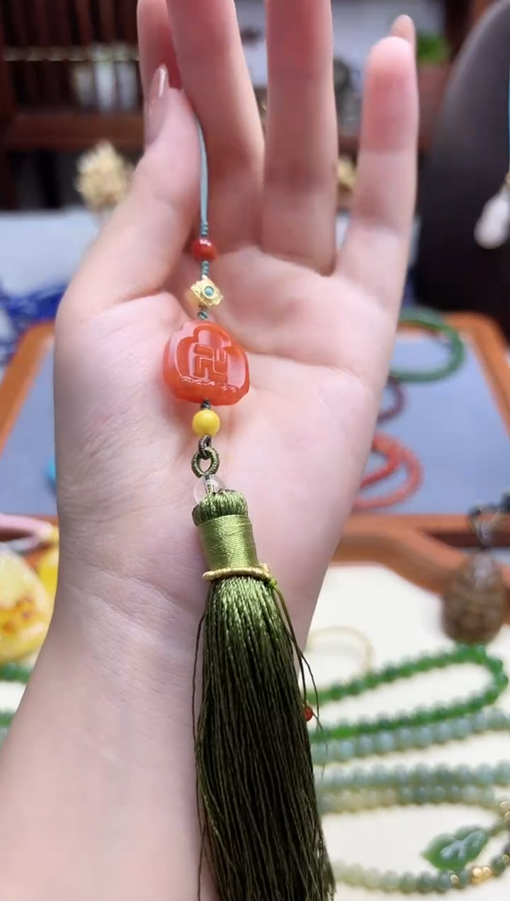 未镶嵌南红玛瑙挂件南红车挂DN
