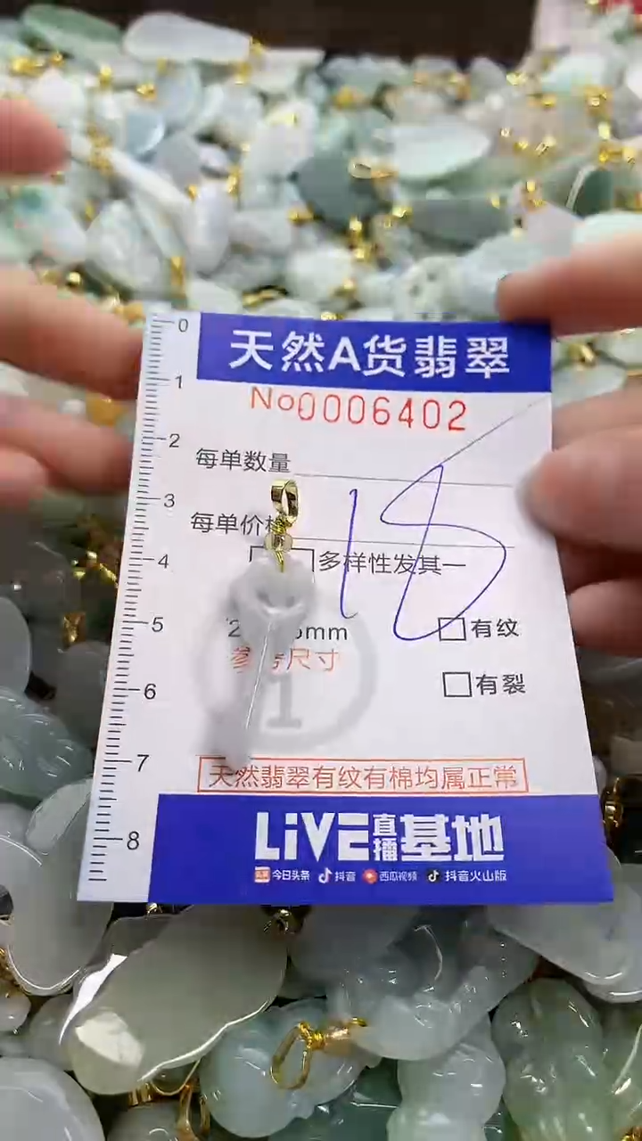 颈饰未镶嵌翡翠天然A货翡翠